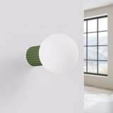 Sollux Stenska svetilka HALO olivno zelena IP44, (5000352056) | Shoptok.si