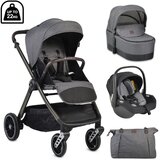 Kolica za bebe macan 3u1 isize sedište – grey 0+ u