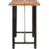  Barski stol 150 x 70 x 107 cm masivno drvo bagrema i željezo | shoptok.hr