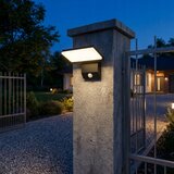  LED spoljašnje zidno svetlo sa senzorom LED/18W/230V IP44 crna | Eponuda.com