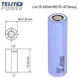 Samsung Li-Ion 3.6V 4000mAh INR21700 - 40T ( 2848 ) Cene