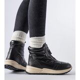 Gemre Black insulated snow boots with a zipper Ritter | Shoptok.si