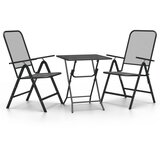  3-dijelni vrtni blagovaonski set ekspandirani metal antracit | Eponuda.com