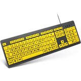 Venisymlis Računalniška tipkovnica z velikimi črkami, žična visokokontrastna USB tipkovnica, (22060306) Cene