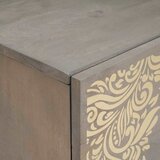Ormarić s vratima 2 pcs Siva 40 x 33 x 46 cm Čvrsto drvo manga | shoptok.hr