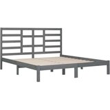  Za krevet od masivne borovine sivi 200 x 200 cm | shoptok.hr