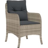  Komplet za jedilnico v vrtu 7 pcs Svetlo siva poli ratan, (5000311564) | Shoptok.si