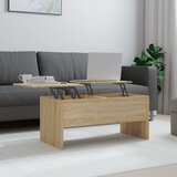 vidaXL stolić za kavu boja hrasta 102x50,5x46,5 cm konstruirano drvo Cijene