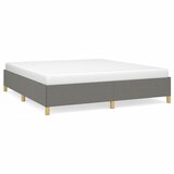 The Living Store Posteljni okvir brez vzmetnice temno siv 180x200 cm tkanina - Posteljni Okvir, (21524248) | Shoptok.si