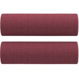  2-dijelni set sofa s jastucima crvena boja vina od tkanine | shoptok.hr