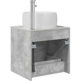  Umivaonik s policom Betonska siva 49,5 x 44,5 x 66 cm | shoptok.hr