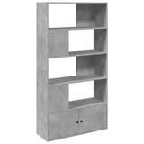  Regal za knjige boja betona 100x36x189 cm konstruirano drvo | shoptok.hr