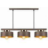  Luster na sajli IGNIA 3xE27/60W/230V braon/zlatan Slike