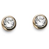  Ženske oliver weber dot gold crystal zlatne mindjuše sa swarovski belim kristalom ( 22258g.001 ) | ePonuda.com