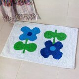 Rex London Belo-modra kopalniška preproga 50x80 cm Blue Flowers – | Shoptok.si
