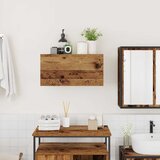  Kupaonski zidni ormarić staro drvo 60x25x30cm konstruirano drvo | shoptok.hr