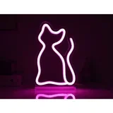 Lampa Led Mačka Ljubičasta XL2761E