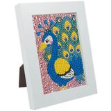 Buki France kreativni set za ustvarjanje fotografije s kristalčki glitters peacock | Shoptok.si