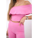 Kesi Set with a light pink ruffle | shoptok.hr