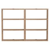 Hanah home Zidna polica Hexa, 84,6x60x9 cm, Smeđa | Eponuda.ba