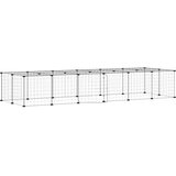  Kavez za ljubimce s 28 panela i vratima crni 35 x 35 cm čelični | Eponuda.ba