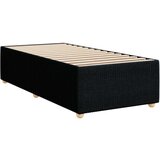  Krevet s oprugama i madracem crni 90x200 cm od tkanine | shoptok.hr