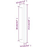  Ručke za ormarić 20 kom zlatne 160 mm od nehrđajućeg čelika | shoptok.hr
