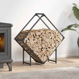 vidaXL stojalo za drva antracit 80x25x80 cm hladno valjano jeklo | Shoptok.si