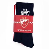 KK Crvena Zvezda Čarape Grb zvezda, 3 komada, Teget, bele i Crvene Cene
