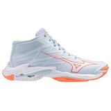 Mizuno patike Wave Lightning Elite Mid za žene, svetlo plave Cene