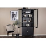 Venture Home vitrina Bakal 40,5 × 190 × 80 cm, crna | shoptok.hr