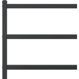 Metalni okvir kreveta s uzglavljem i podnožjem crni 90 x 190 cm | shoptok.hr