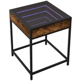  Noćni ormarić s beskonačnim LED boja hrasta 40 x 40 x 51 cm | Eponuda.com