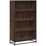  Polica za knjige smeđi hrast 80,5x35x139 cm izrađeno drvo | shoptok.hr