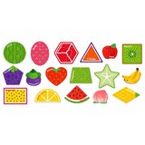 Magnetic Puzzle Learning Fruits Magnets for Blackboards and Refrigerators 30 Pieces. Slike