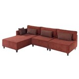 Atelier Del Sofa ugaona garnitura Matris Left Claret Red Cene