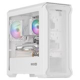 Genesis Irid 503 Mini Tower Transparent, White | shoptok.hr