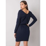 RUE PARIS Dress-RV-SK-6037.18X-navy blue | Shoptok.si