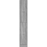 vidaXL Lekarniška omara siva sonoma 30x41x174,5 cm inženirski les | Shoptok.si