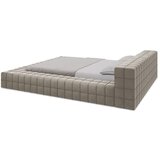 Makamii Tapecirani bračni krevet smeđe-sivi s podnicom 160x200 cm Akela – | shoptok.hr