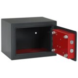 vidaXL kutija za sef s ključem tamnosiva 17x23x17 cm čelik | shoptok.hr