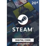 VALVE-SOFTWARE STEAM dopuna kredita 20 EUR - EU u