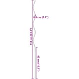 20 kom Spiralni Potporanj za Biljke 110 cm Pocinčani Čelik | Eponuda.ba
