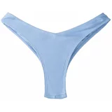 Bershka Bikini hlačke svetlo modra