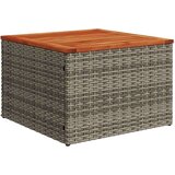  Vrtna garnitura - 8-dijelni set vrtnih sofa od poliratana s jastucima sivi - Siva sa spremištem 7 | shoptok.hr