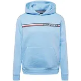 Tommy Hilfiger Sweater majica mornarsko plava / svijetloplava / crvena / bijela