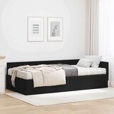  Kotni okvir postelje z matrico Drugo 2 pcs Zelena blago, (5000123308) | Shoptok.si