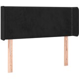 Maison Chic vzglavna omarica - nočna omarica - posteljna omarica z ušesi črno 103x16x78/88 cm žamet, (21711539) Cene