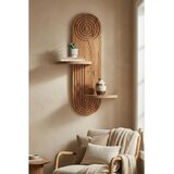 Hanah home Artmtkwll3 - Drvena polica za zid od hrasta Cene