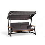 Hanah home Baštenska trostruka ljuljaška stolica Nova 2400 Anthracite | ePonuda.com